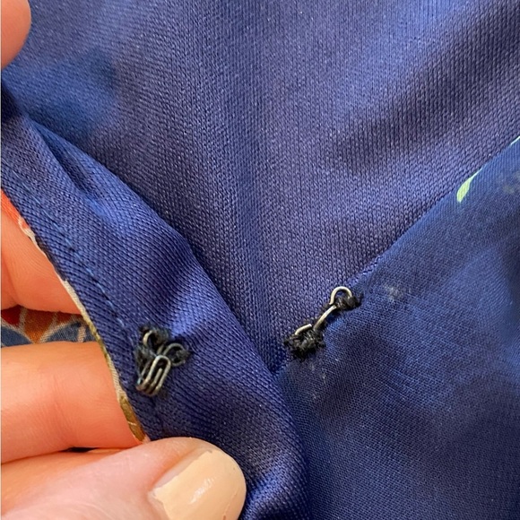 Lulus Run Away With Me Navy Blue Floral Print Long Sleeve Romper - Picture 11 of 12